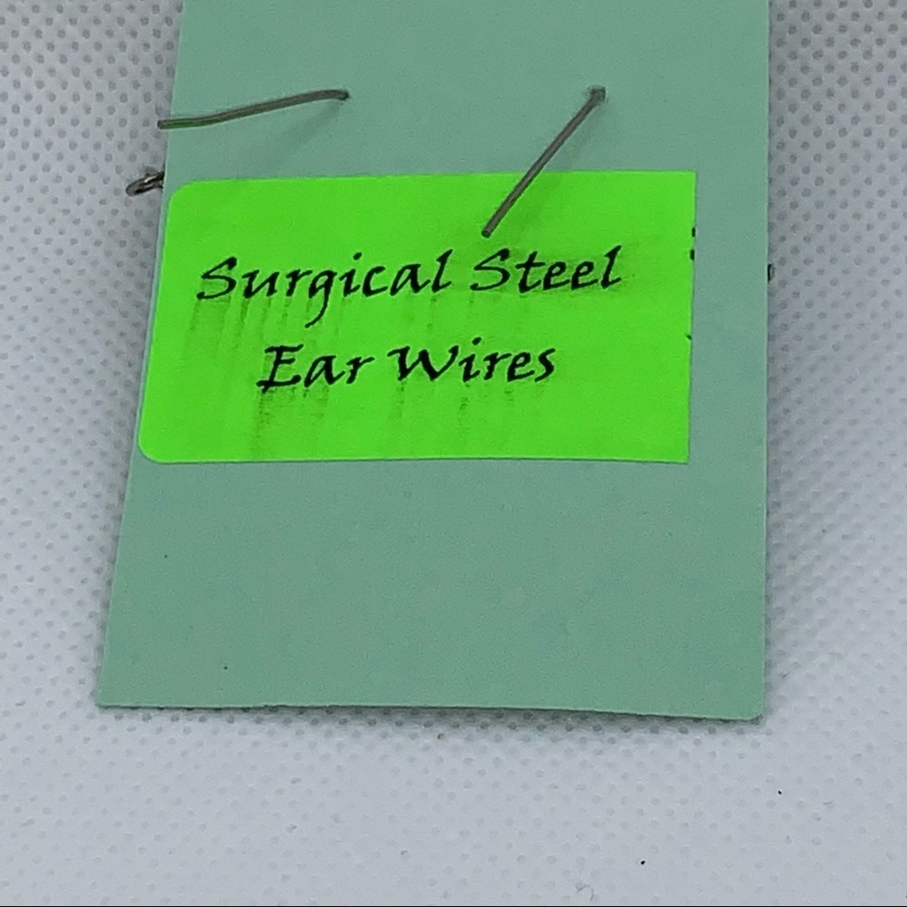 Handcrafted “Paisley” Turquoise Howlite Necklace & Earrings 925 - Picture 9 of 11